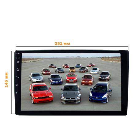 Штатная магнитола 9 дюймов для Haima (7) 2011-16 LeTrun 4114-5433 JAC Android 8 MTK-L 1+16 Gb